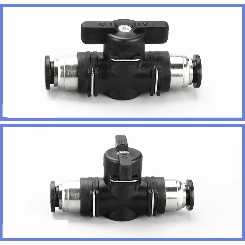 Пневматический вставной быстроразъемный клапан BUC ручной шаровой ограничитель