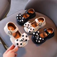 autumn girls casual leather shoes bow princess leather shoes children shoes