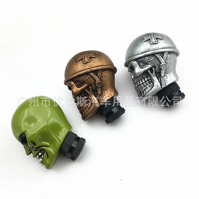 Car Gear Shift Knob Accessories Skull Modification Interior Accessory Fit For BMW Ford Passat Honda Audi | Автомобили и мотоциклы