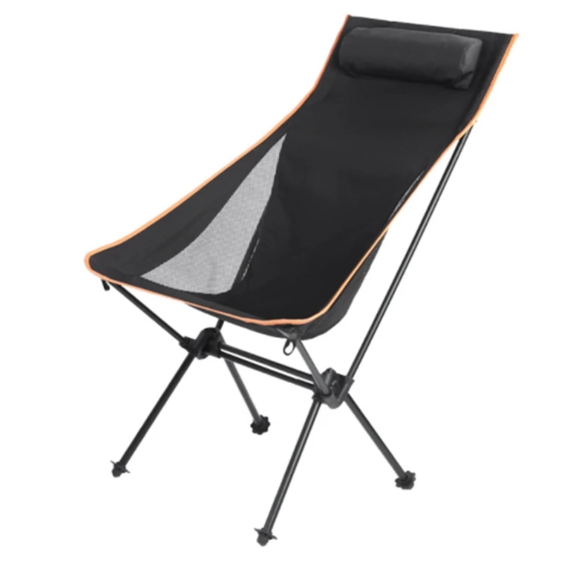Online Açık Ultralight Taşınabilir Katlanır Sandalye, Ay Sandalye Kamp Plaj Sandalyesi Taşıma çantası Ile