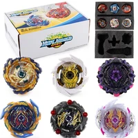 b x toupie burst beyblade spinning top 6pcs metal booster gyroscope toy set 2pcs launchers combination fighting toys in box