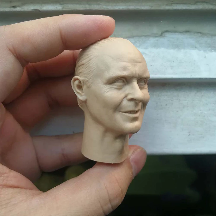 1/6 Неокрашенная голова доктора Ганнибала Энтони Хопкинса | Игрушки и хобби