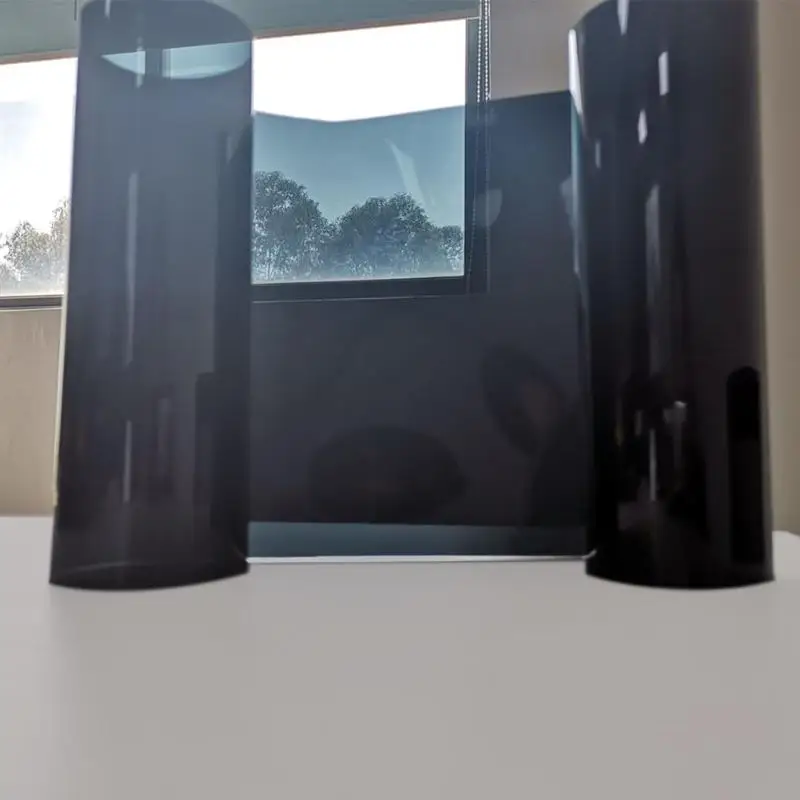 Классическая тонкая Тонировочная пленка для окон 20x150 см черная автомобиля лето 5%