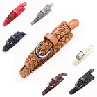 Женский плетеный пояс, из тканой кожи, для повседневной носки