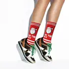 Рождественские носки Уютные теплые тапочки рождественские лося Снежинка любовь маленькие носки с колокольчиками мужские и женские зимние носки средние Носки 2020