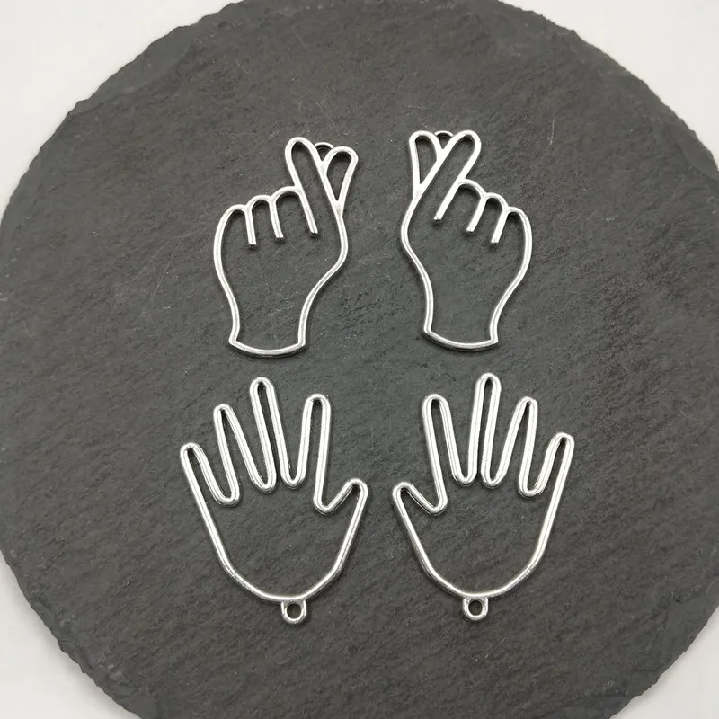 10 шт. Ретро абстрактные ажурные Подвески ручной работы тибетские посеребренные