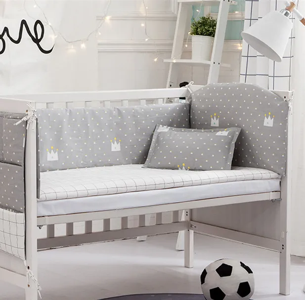 6/7 шт. комплект детской кроватки Комплект постельного белья для девочек Детский