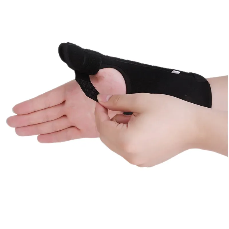1 pc Left Hand Breathable Support Fitness Sports Finger Fixation Strap Tendon Thumb | Красота и здоровье