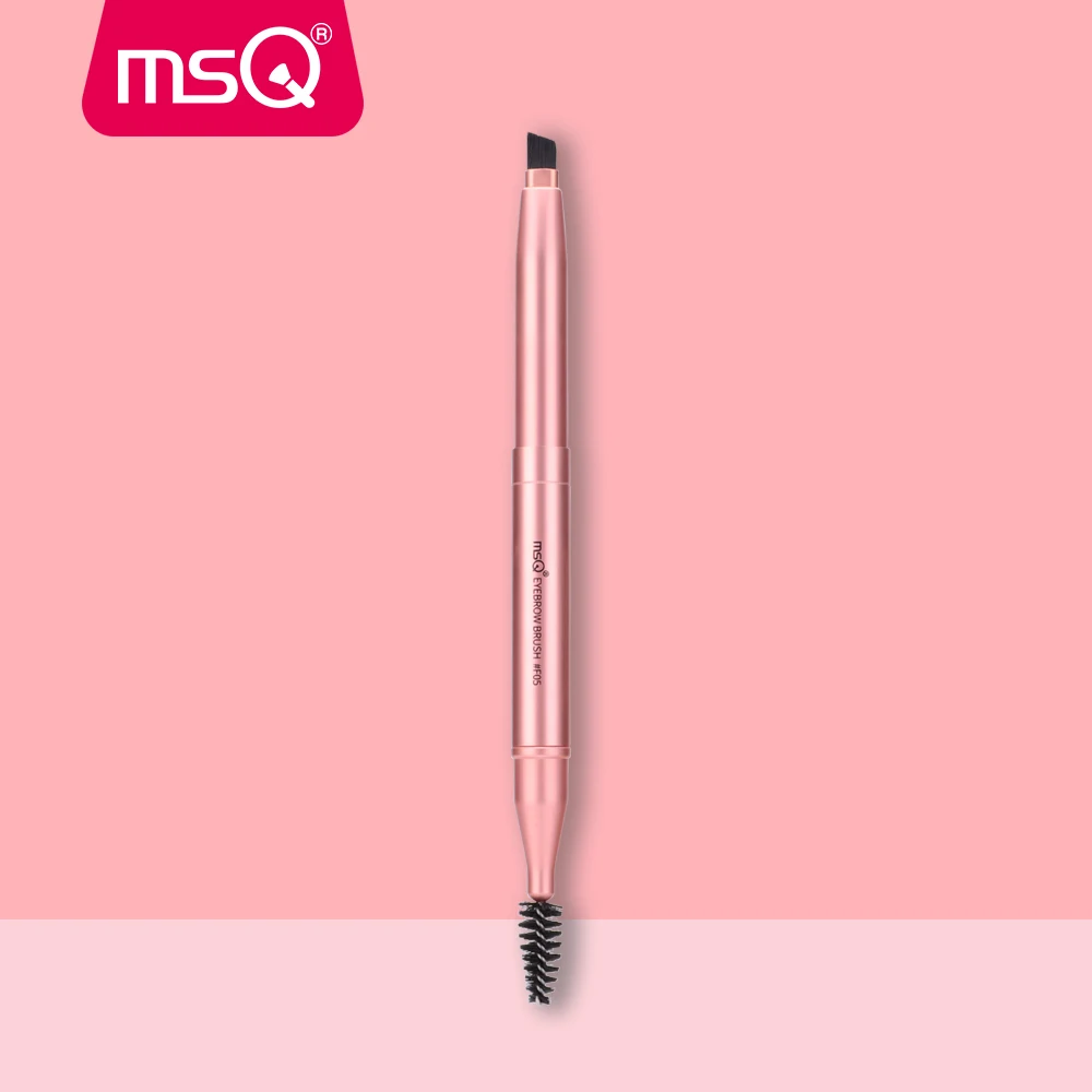MSQ одноразовая Кисть для макияжа расческа бровей карандаш двухсторонний