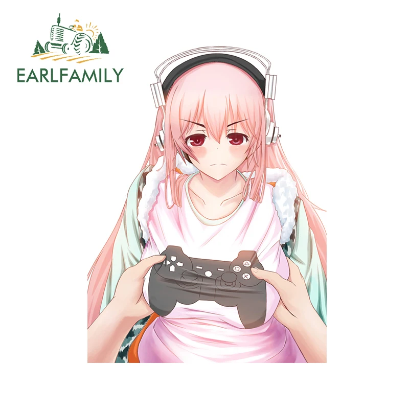 

EARLFAMILY 13 см x 9,7 см для супер сонико RV автомобильные наклейки Водонепроницаемый наклейка на бампер аниме Campervan смешные наклейки украшения