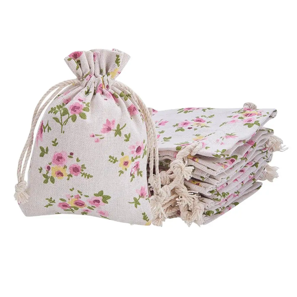 

Small Linens Drawstring Bags Jute Favour Gift Bags 30 Pcs Jewelry Gift Bags