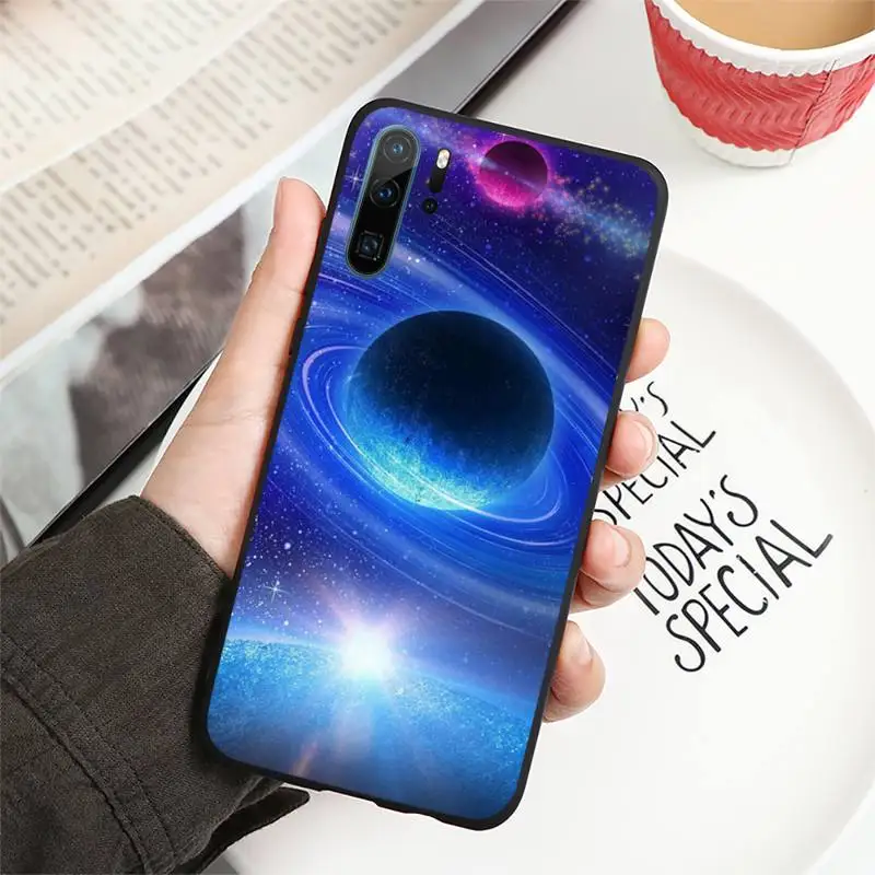 

Universe Saturn Solar System space Phone Case For Huawei honor Mate P 10 20 30 40 i 9 8 pro x Lite smart 2019 nova 5t