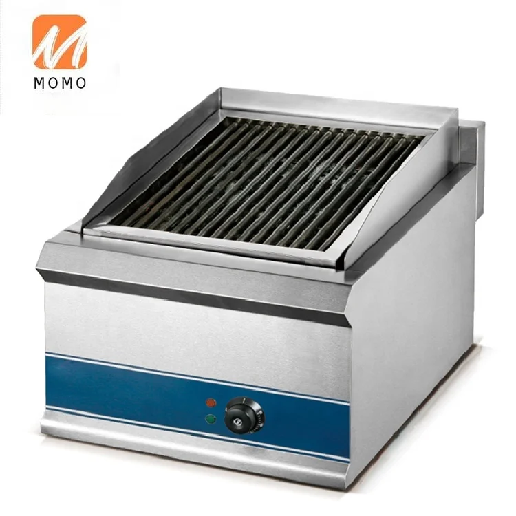 commercial table top electric lave rock grill hot sale in china rock grill machine free global shipping