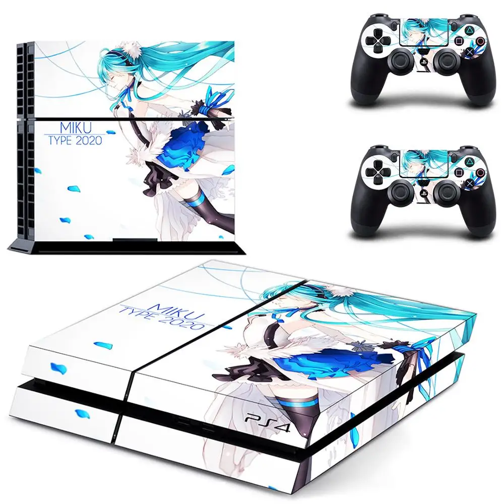 DPTM0712 Hatsune Miku PS4 наклейка s Play station 4 кожа PS 4 наклейка Наклейки Обложка для playstation 4 PS4 консоль и контроллер Кожа винил - Цвет: DPTM0712