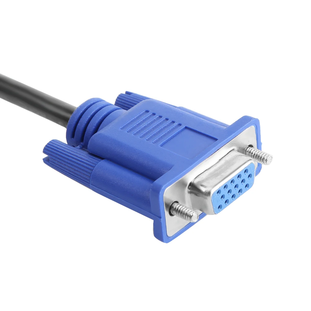 Адаптер для компьютера/двух мониторов Y-образный разветвитель штекер-гнездо VGA