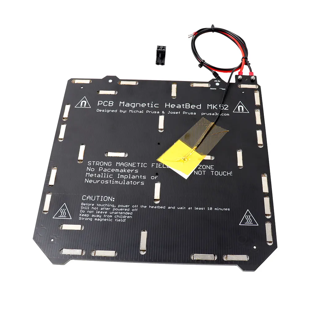 Prusa i3 MK2.5/MK3 3d принтер кровать с подогревом MK52 кровати задней следы N35UH магниты prusa