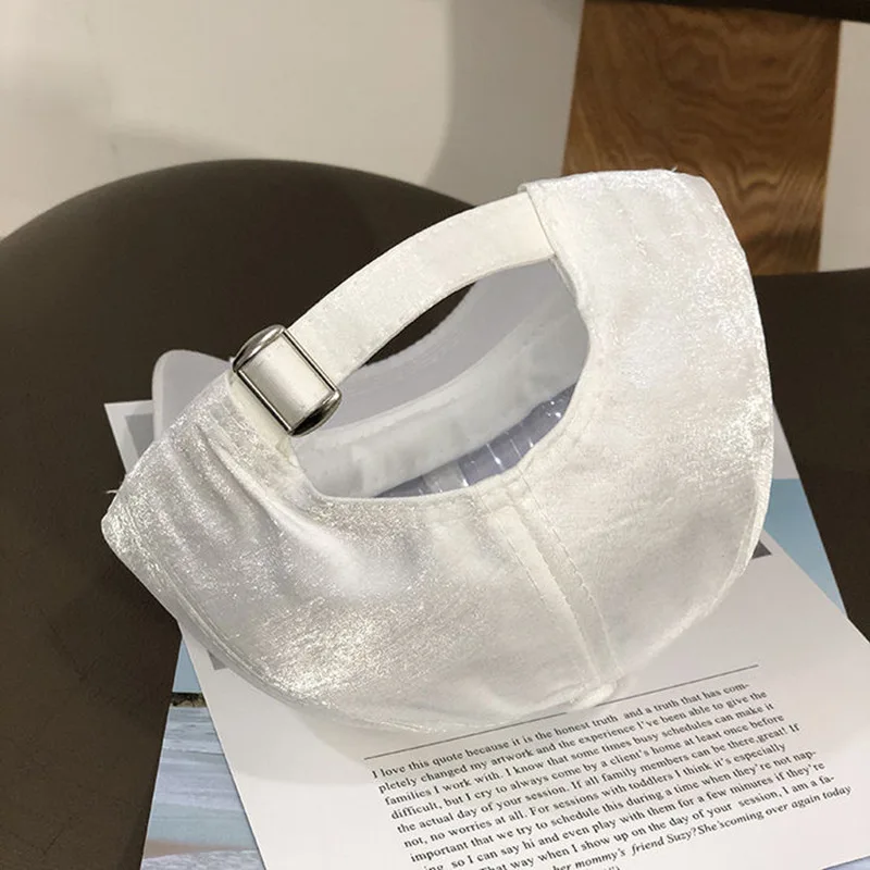 

New Women Baseball Cap Female Solid Color Outdoor Adjustable White Pink Black Embroidered Women's Hats Summer Letter M/D Sunhat