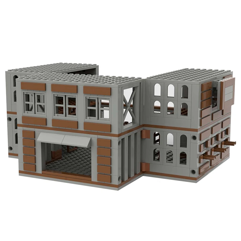 

2021 World War 2 WW2 Army Military Soldier City Police SWAT Warehouse Guard Scene ​Building Blocks Bricks DIY Assembly Kids Toys