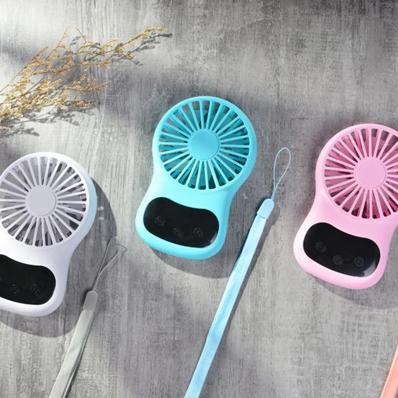 USB вентиляторы дисплей времени ручной перезаряжаемый Настольный вентилятор