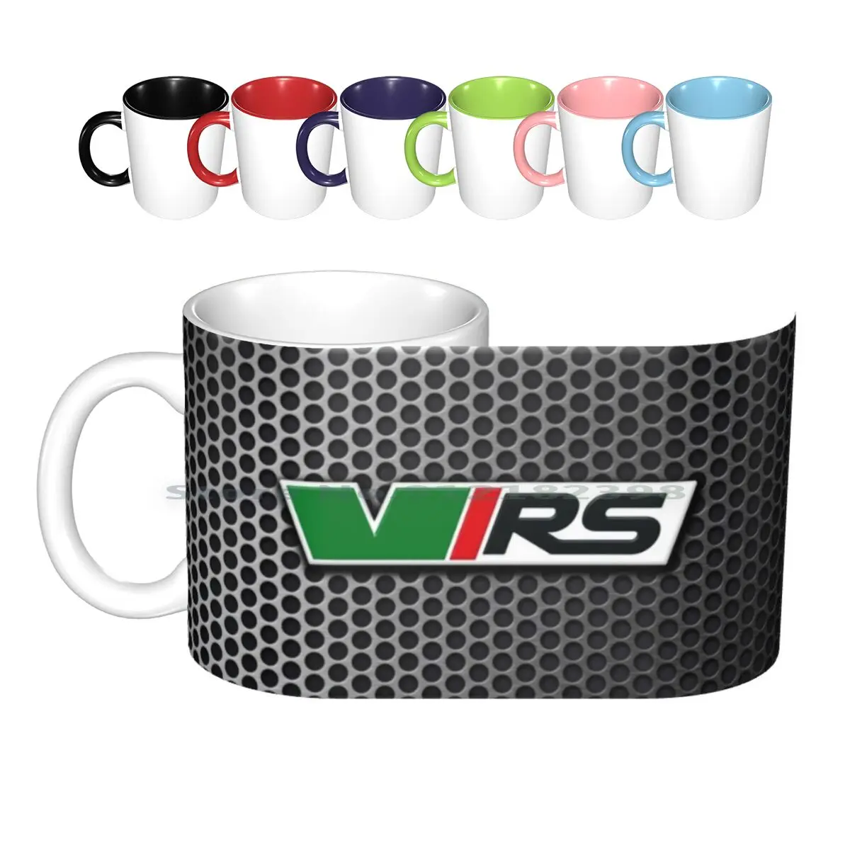 Skoda Vrs Emblem On Steel Grille Ceramic Mugs Coffee Cups Milk Tea Mug Skoda Octavia Fabia Vrs Sport Vag Tdi Performance Logo