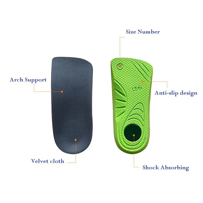Стельки для обуви ортопедическая обувь с поддержкой свода стопы стельки