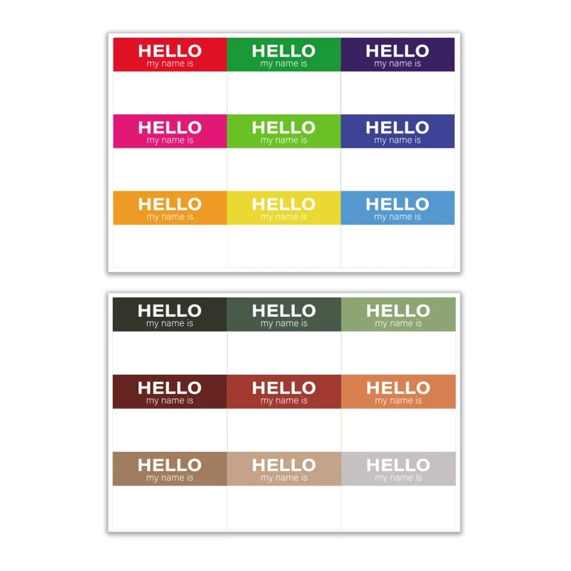 

Новинка 2021, стикеры с надписью «Hello My Name is» для канцелярских принадлежностей, книг, ноутбуков, карандашей, 45 шт.