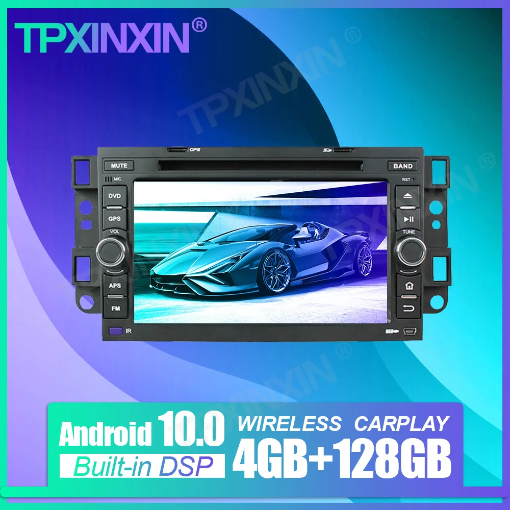 

Для Chevrolet EPICA Aveo 2006-2012 4 + 128G Android 10,0 Carplay Автомобильная GPS-навигация автомобильное радио стерео Мультимедийный Плеер головное устройство