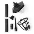 Светодиодный настенный светильник на солнечной батарее, уличная лампа для украшения сада и забора, уличсветильник щение