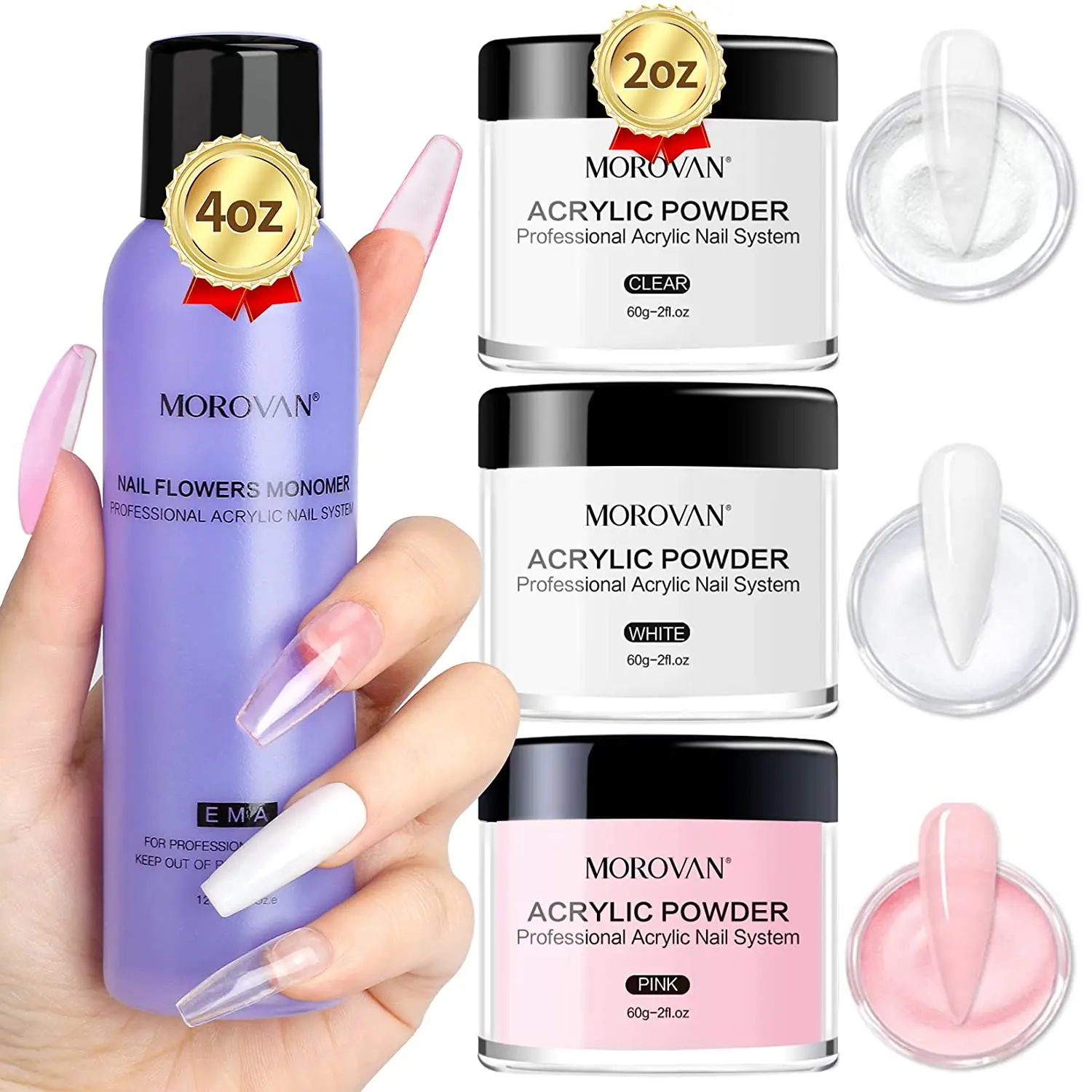 

Гель для ногтей Кристалл акриловая пудра Набор Жидкий мономер резьба с ногтями формы для украшения ногтей набор для наращивания ногтей инс...