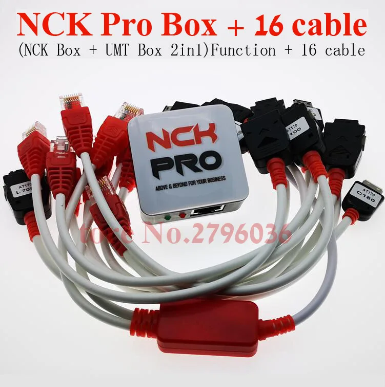 Последняя версия NCK PRO 2 BOX (NCK + UMT )2 в 1 функция 16 кабелей 2020|Детали устройств связи| |