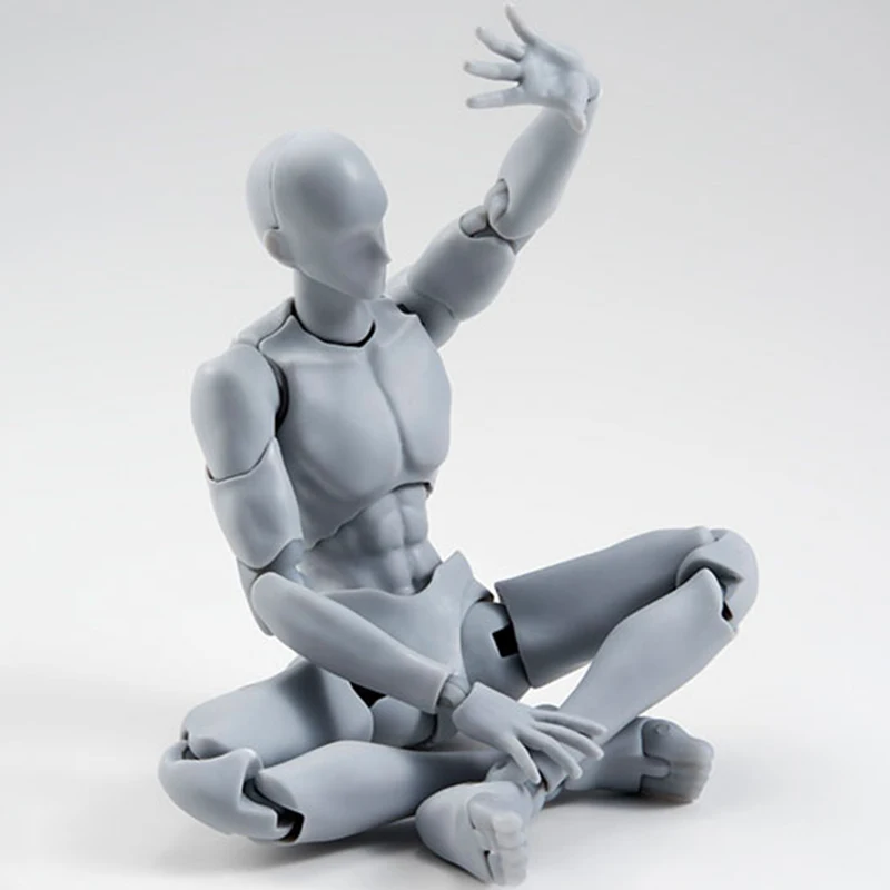 Набор подвижных фигурок SHFiguarts Body Kun DX экшен-фигурки из ПВХ серого и оранжевого