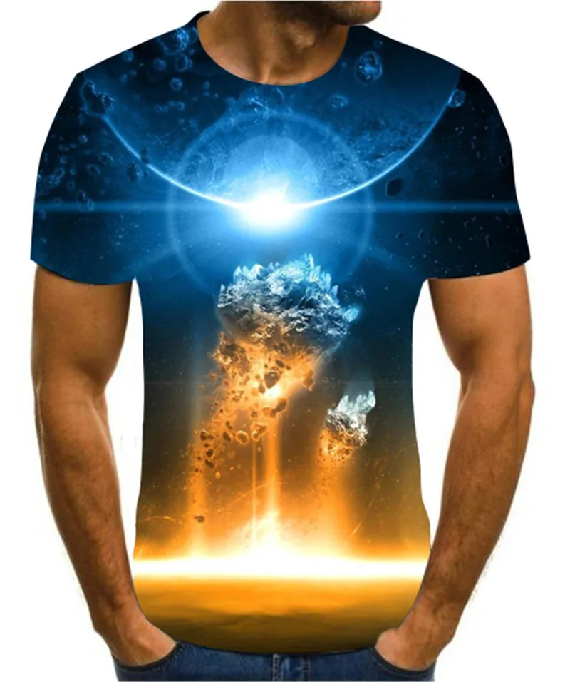 

New Color Printing / Animation Men's and Women's Creative Art Design Romantic Fantasy Universe Star Landscape Multifunctional
