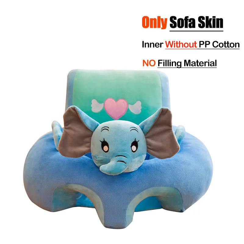 4 Baby Sofa Support Seat Cover Learning To Sit Seat Feeding Chair Cover Kids Sofa Skin for Infant Toddler Nest Puff Without Cotton - Цвет: 4