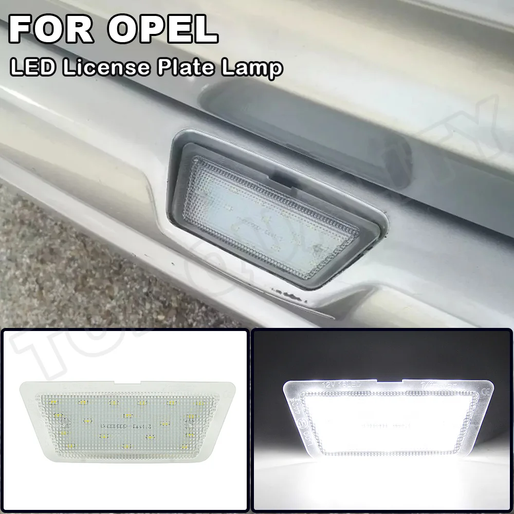 

Number Plate Lamp For Opel Astra G 1998-2004 1999 2000 2001 2002 2003 MK4 Hatch Saloon Error Free Car LED License Plate Light