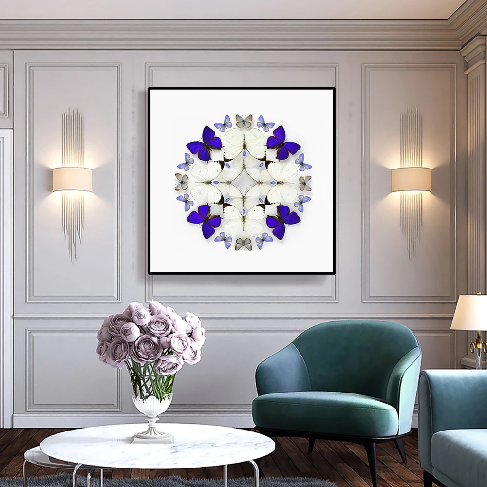 

Modern Colorful Butterfly Specimen Canvas Paintings Wall Art Picture Posters And Prints For Living Room Scandinavian Decor