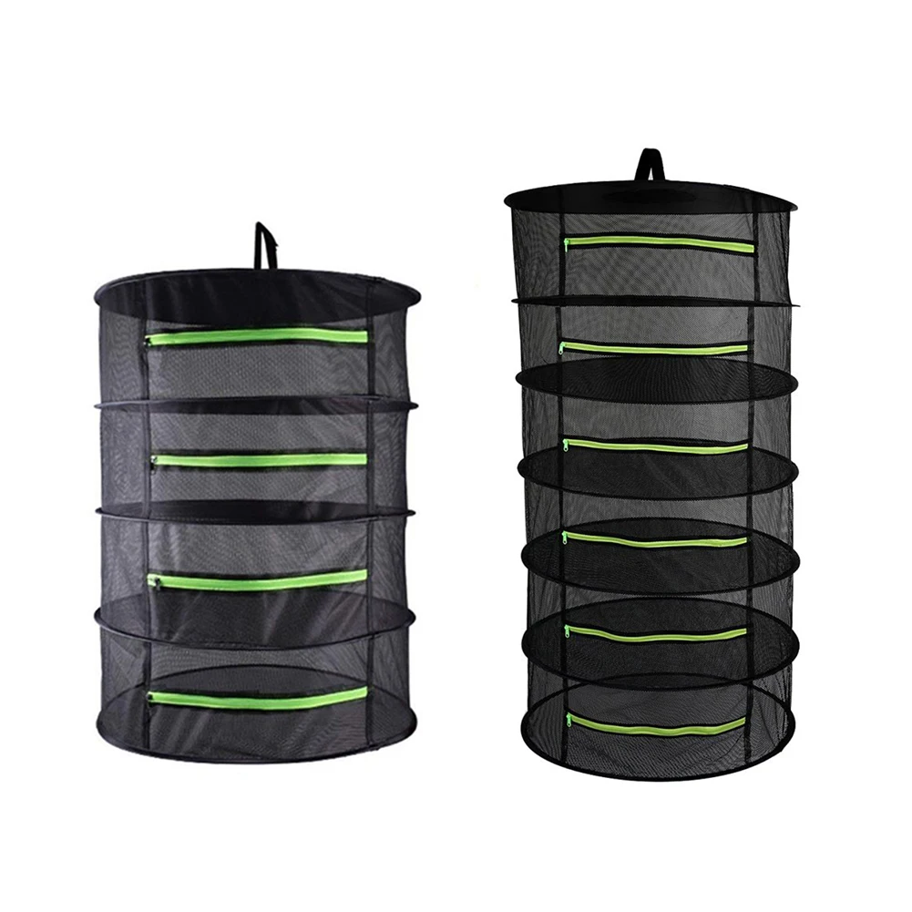 4/6 слоев сушилки для трав складной сетчатый мешок подвесная корзина Складная