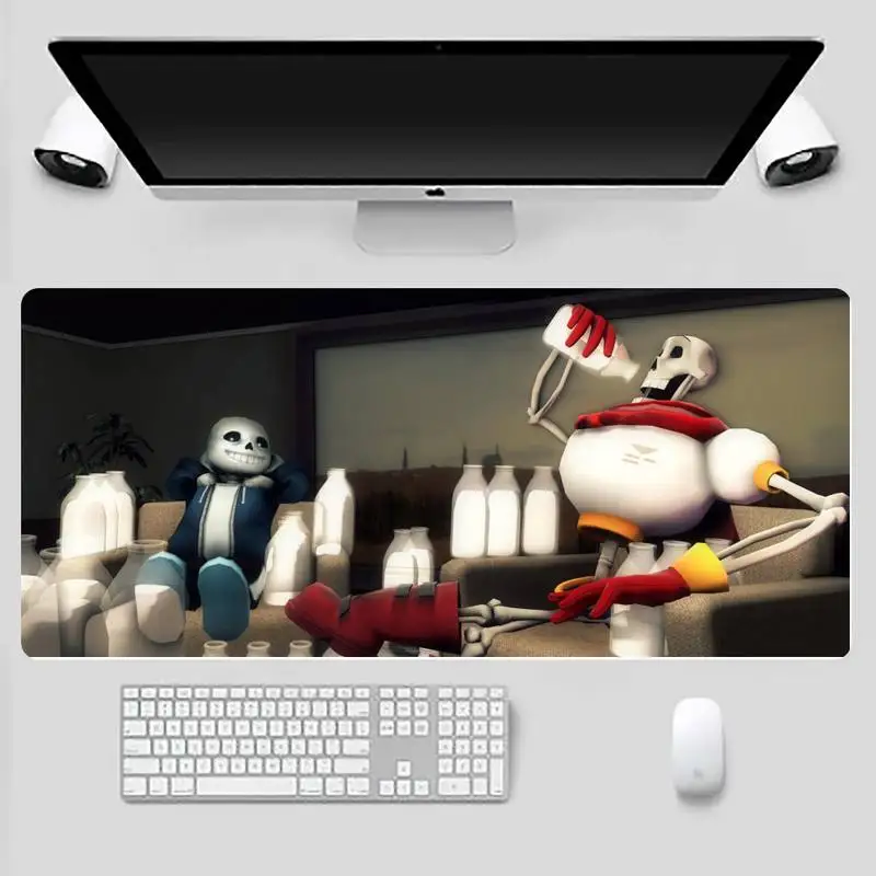 

undertale game papyrus sans Gaming Player desk laptop Rubber Protect Game Office Work Mouse Mat pad X XL Non-slip Laptop Cushion