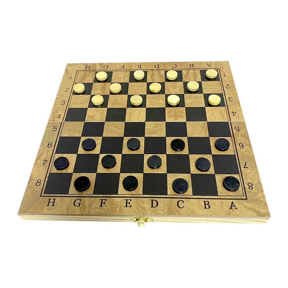 23 5 см винтажные шахматы 3 в 1 складные деревянные портативные шашки-нарды