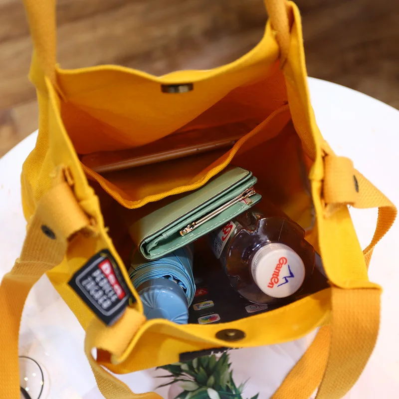 

Women Shopping Bag Travel Canvas Tote Bucket Bags Large Capacity Female Beach Handbag Canvas Shoulder Bag for Young Grils