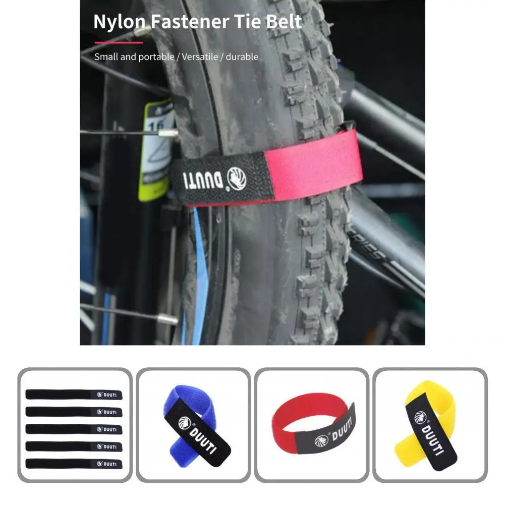 

5Pcs Pump Tie Straps Ultralight Multi Colors Stable Wear Resistant Nylon Bike Ties Bike Tie Straps for Cycling
