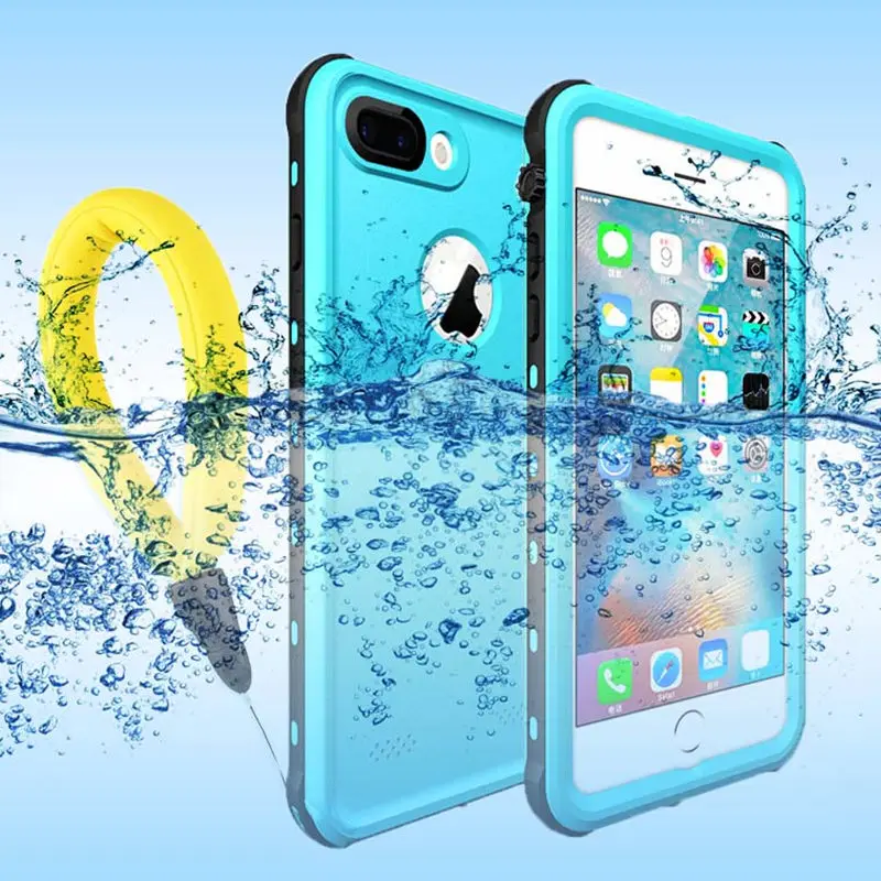 

IP68 Waterproof Phone Case for iPhone 6s 6 7 8 Plus Underwater Sealed Armor Cover Diving Snowproof Swim Outdoor Sports Coque