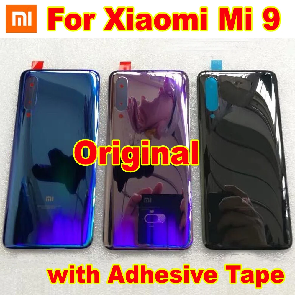 100% Лучший Оригинальный Новый чехол для аккумулятора Xiaomi Mi 9 Mi9 задняя крышка