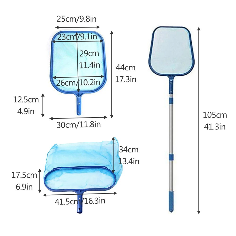 Чистящая сетка для бассейна рыхлитель листьев стандартный Профессиональный