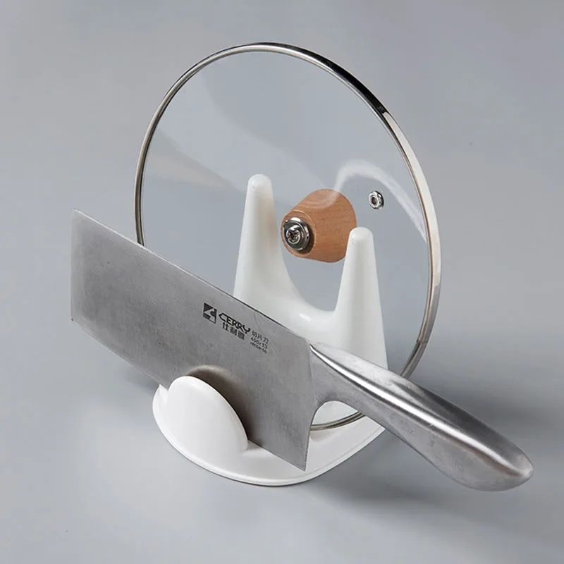 Полка для крышки кастрюли кухонный напольный стеллаж хранения креативная