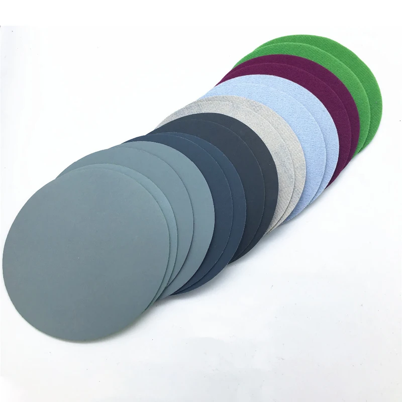 

20Pcs 75mm Sanding Paper 800/1500/2000/3000 Grit Flocking Water Sanding Discs Sheet Jade Precision Grinding Polishing Sandpaper