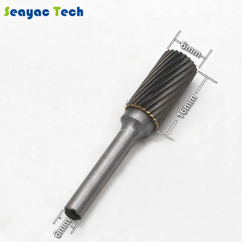 Карбидная Вольфрамовая сталь Шлифовальная головка типа A вращающаяся