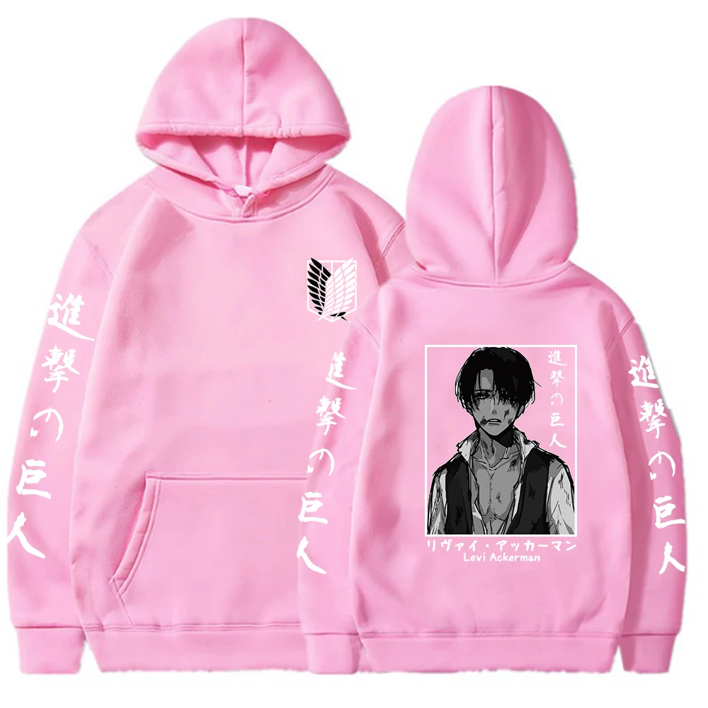 Толстовка мужская с принтом атака на Титанов свитшот худи одежда для косплея в
