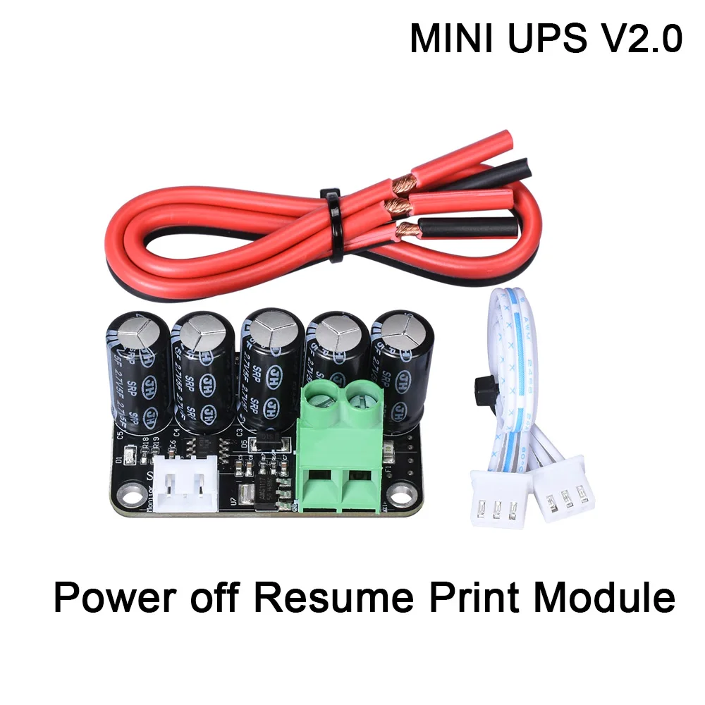 MINI UPS V2.0 Детали 3d принтера, модуль расширения, автоматическое выключение, модуль отключения питания, печать с wifi для SKR V1.3 SKR Pro MKS Gen L Ender - Color: MINI UPS V2.0