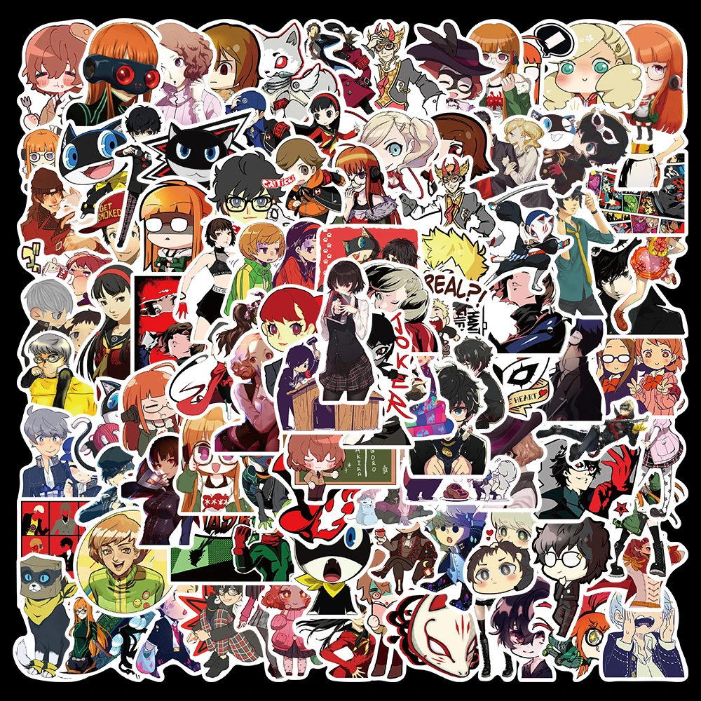 

10/50/100pcs Persona 5 Game Stickers For Cars Guitar Luggage Fridge Phone Luggage Kids Toys Graffiti Stickers Decal Waterproof