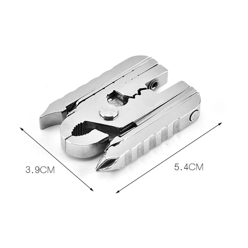 Одна рука инструмент отвертка Мини Портативный из нержавеющей мульти складной